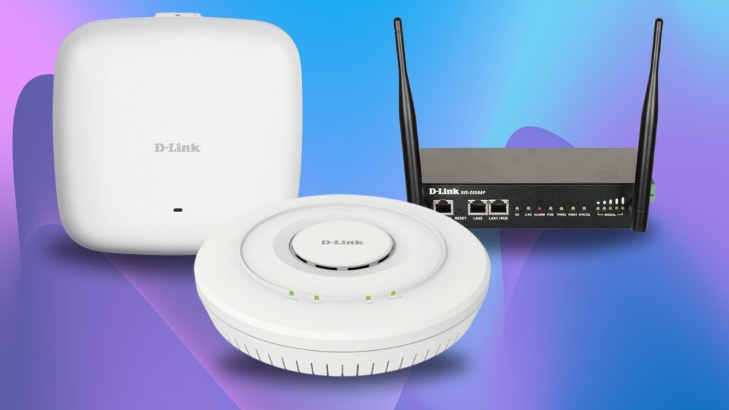 DLink Buisness Wi-Fi Access Points Display